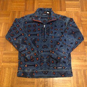 Unisex Small Patagonia Fleece 1/4th Zipper Sweater